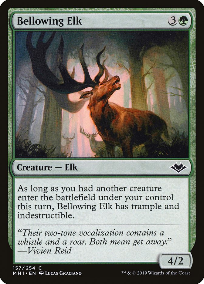 Bellowing Elk [Modern Horizons] | Yard's Games Ltd