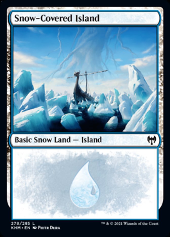 Snow-Covered Island (278) [Kaldheim] | Yard's Games Ltd