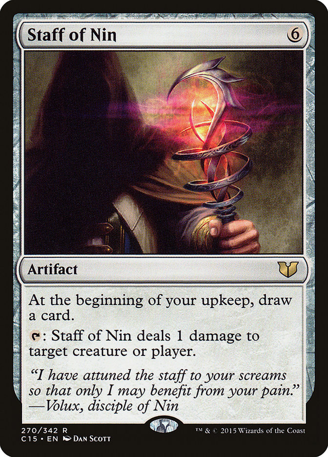 Staff of Nin [Commander 2015] | Yard's Games Ltd