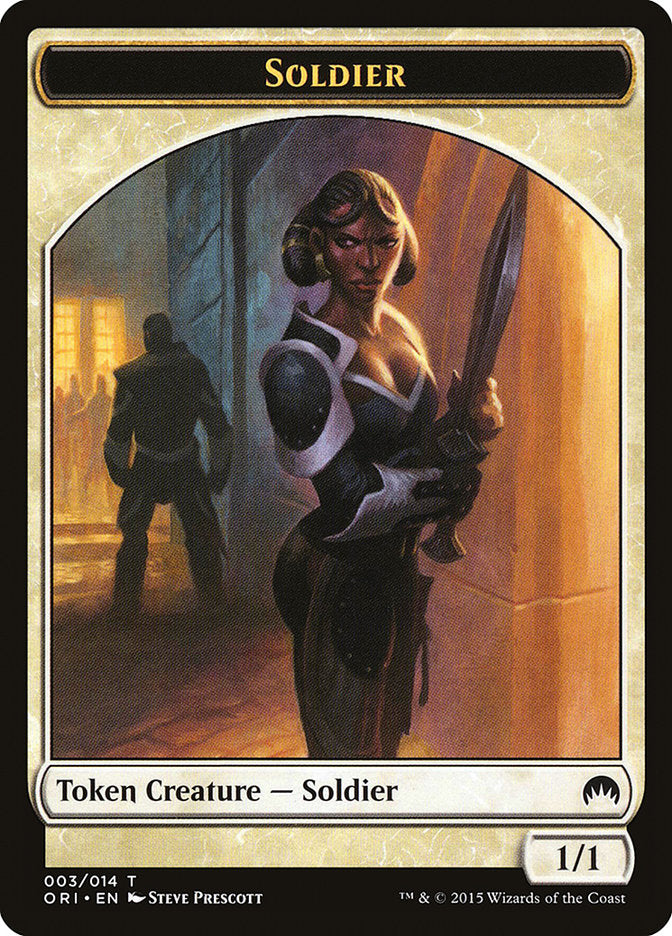 Soldier Token [Magic Origins Tokens] | Yard's Games Ltd