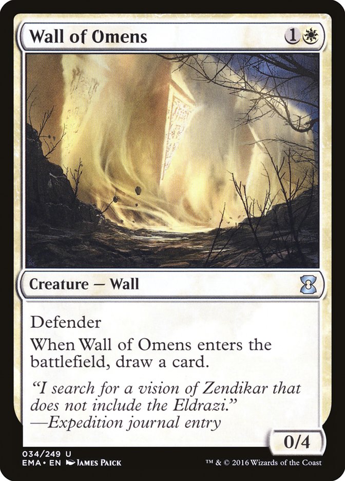 Wall of Omens [Eternal Masters] | Yard's Games Ltd