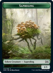 Saproling // Servo Double-Sided Token [Double Masters Tokens] | Yard's Games Ltd