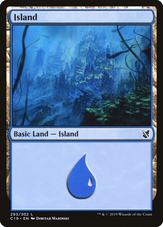 Island (293) [Commander 2019] | Yard's Games Ltd