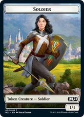 Soldier // Treasure Double-Sided Token [Core Set 2021 Tokens] | Yard's Games Ltd
