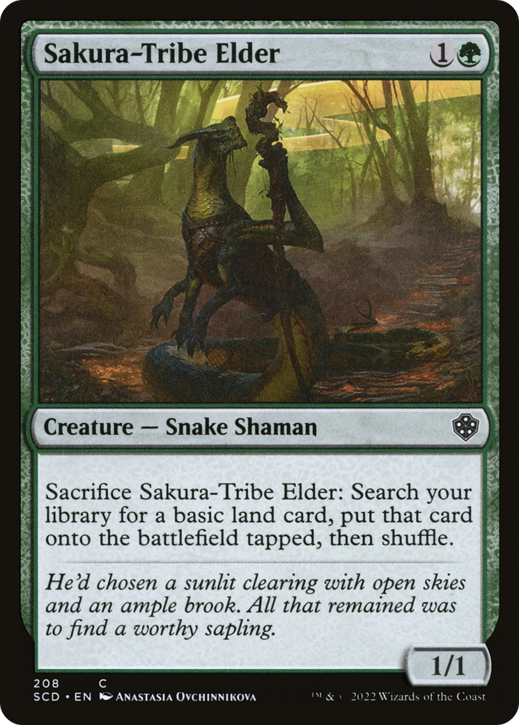Sakura-Tribe Elder [Starter Commander Decks] | Yard's Games Ltd