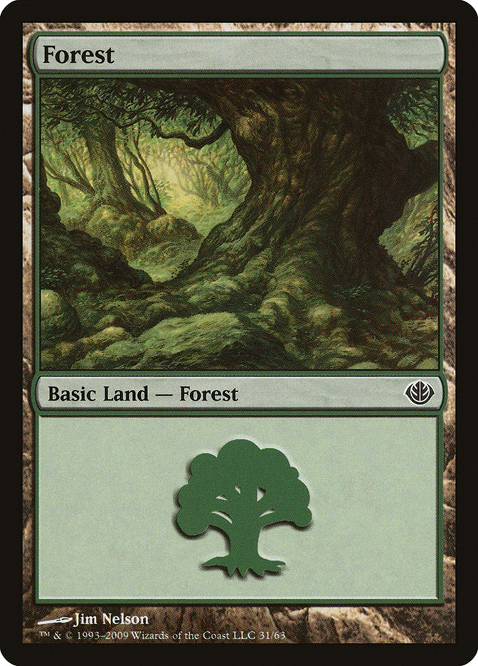Forest (31) [Duel Decks: Garruk vs. Liliana] | Yard's Games Ltd