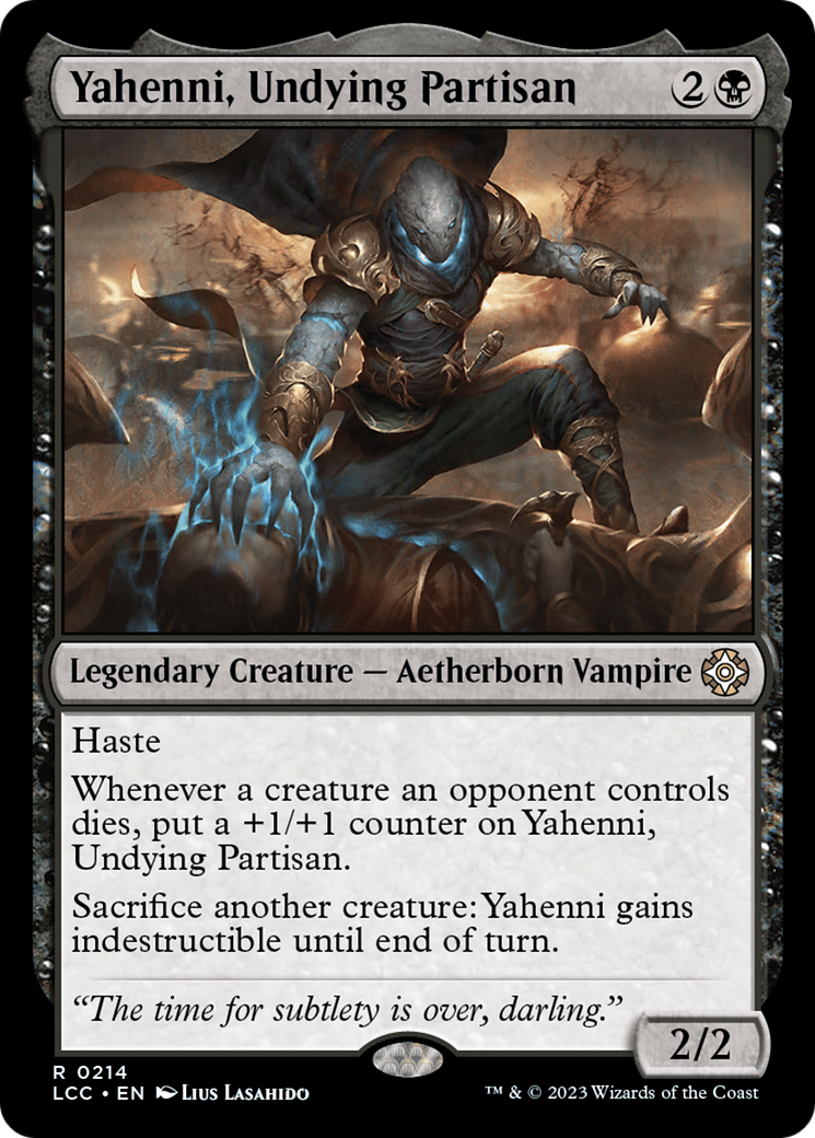 Yahenni, Undying Partisan [The Lost Caverns of Ixalan Commander] | Yard's Games Ltd
