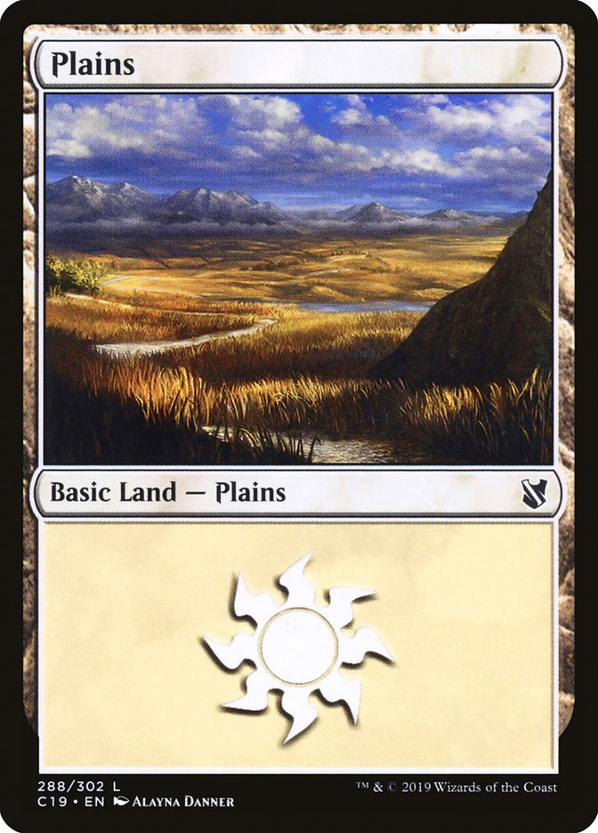 Plains (288) [Commander 2019] | Yard's Games Ltd