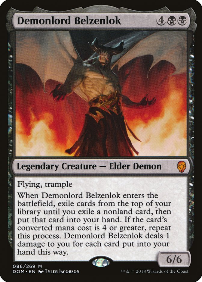 Demonlord Belzenlok [Dominaria] | Yard's Games Ltd