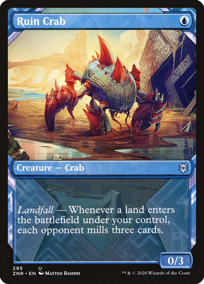 Ruin Crab (Showcase) [Zendikar Rising] | Yard's Games Ltd