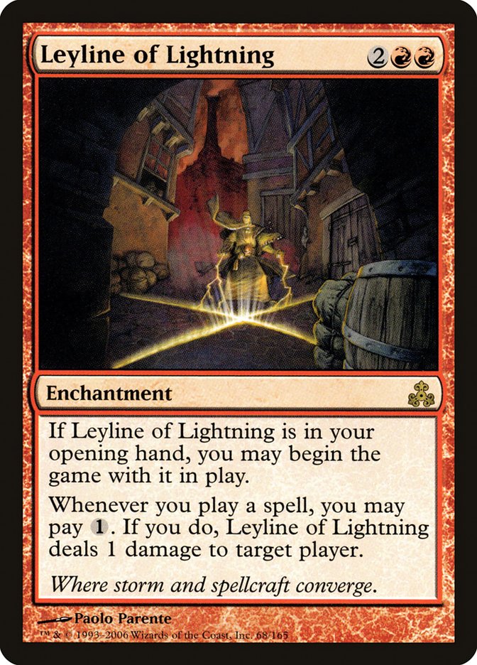 Leyline of Lightning [Guildpact] | Yard's Games Ltd
