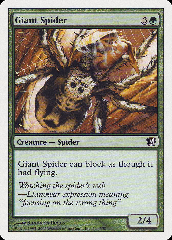 Giant Spider [Ninth Edition] | Yard's Games Ltd