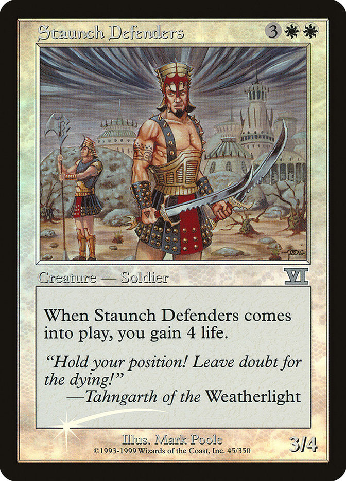Staunch Defenders [Friday Night Magic 2000] | Yard's Games Ltd