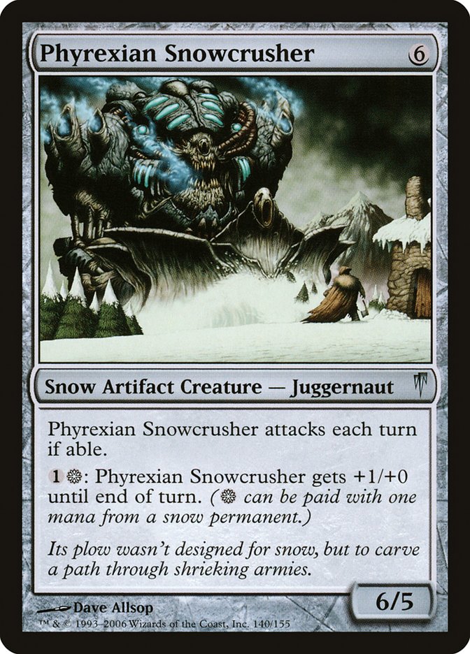 Phyrexian Snowcrusher [Coldsnap] | Yard's Games Ltd