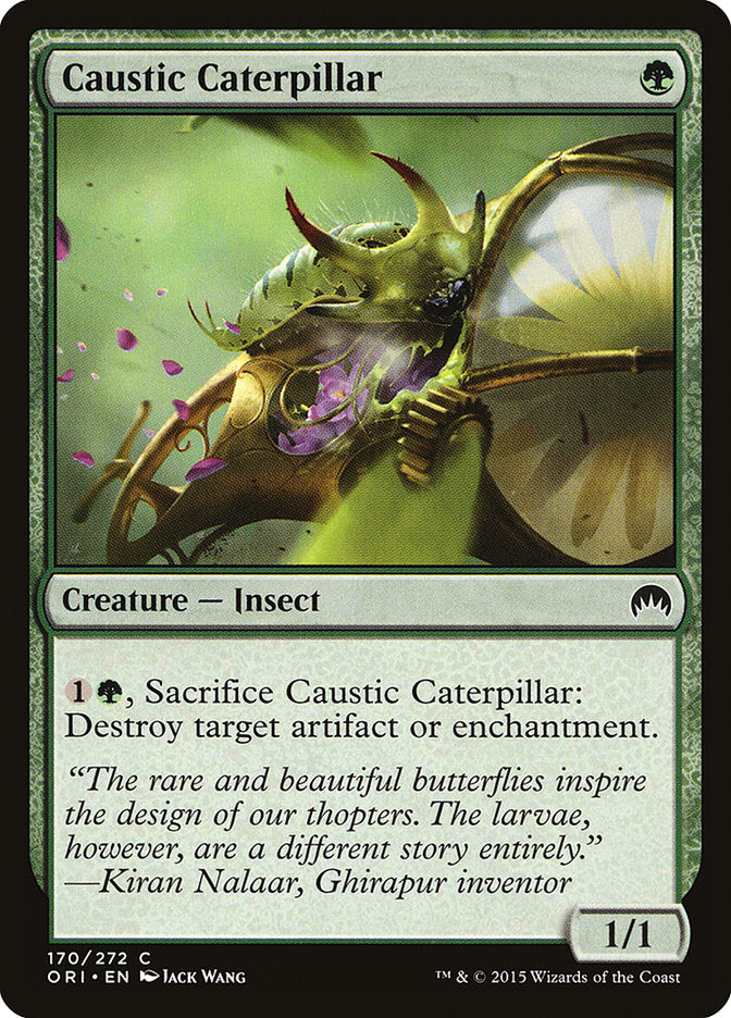 Caustic Caterpillar [Magic Origins] | Yard's Games Ltd