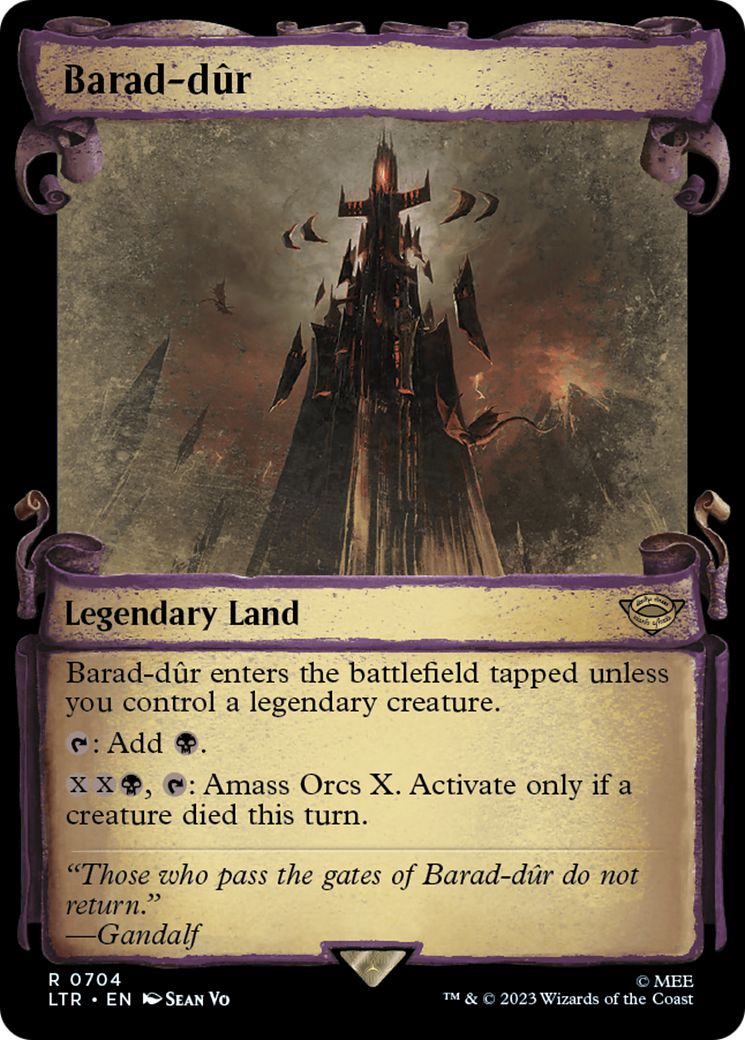 Barad-dur [The Lord of the Rings: Tales of Middle-Earth Showcase Scrolls] | Yard's Games Ltd