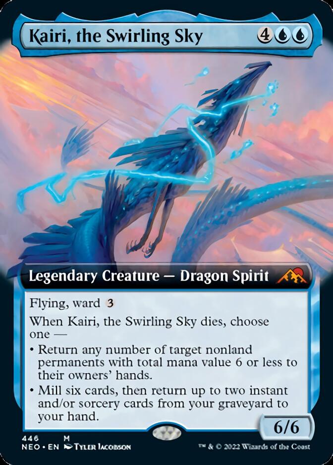 Kairi, the Swirling Sky (Extended Art) [Kamigawa: Neon Dynasty] | Yard's Games Ltd
