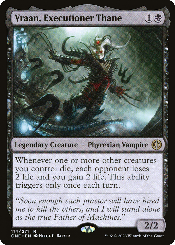 Vraan, Executioner Thane [Phyrexia: All Will Be One] | Yard's Games Ltd