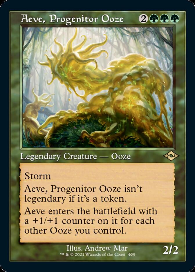 Aeve, Progenitor Ooze (Retro Foil Etched) [Modern Horizons 2] | Yard's Games Ltd