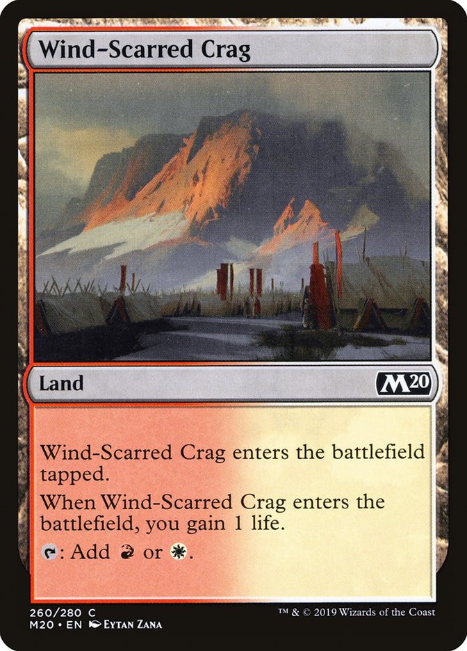 Wind-Scarred Crag [Core Set 2020] | Yard's Games Ltd
