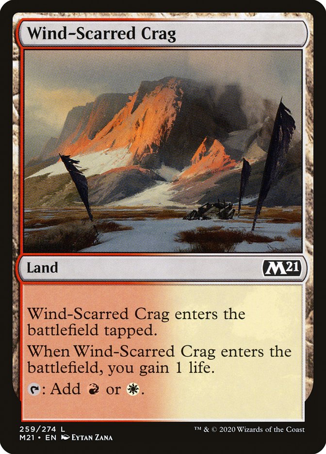 Wind-Scarred Crag [Core Set 2021] | Yard's Games Ltd
