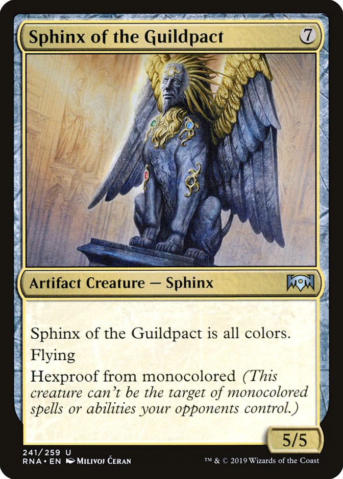 Sphinx of the Guildpact [Ravnica Allegiance] | Yard's Games Ltd