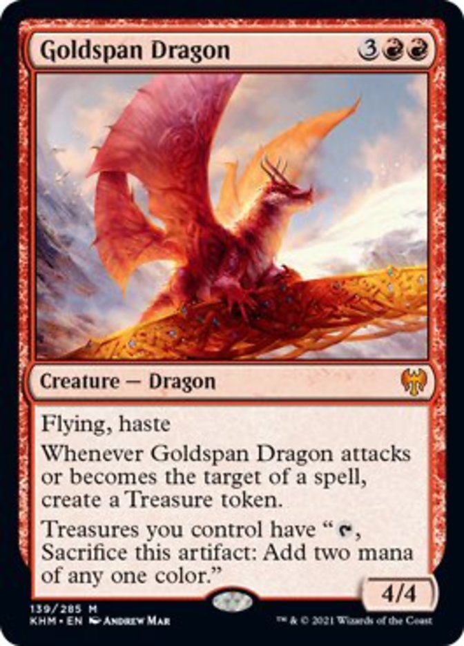 Goldspan Dragon [Kaldheim] | Yard's Games Ltd