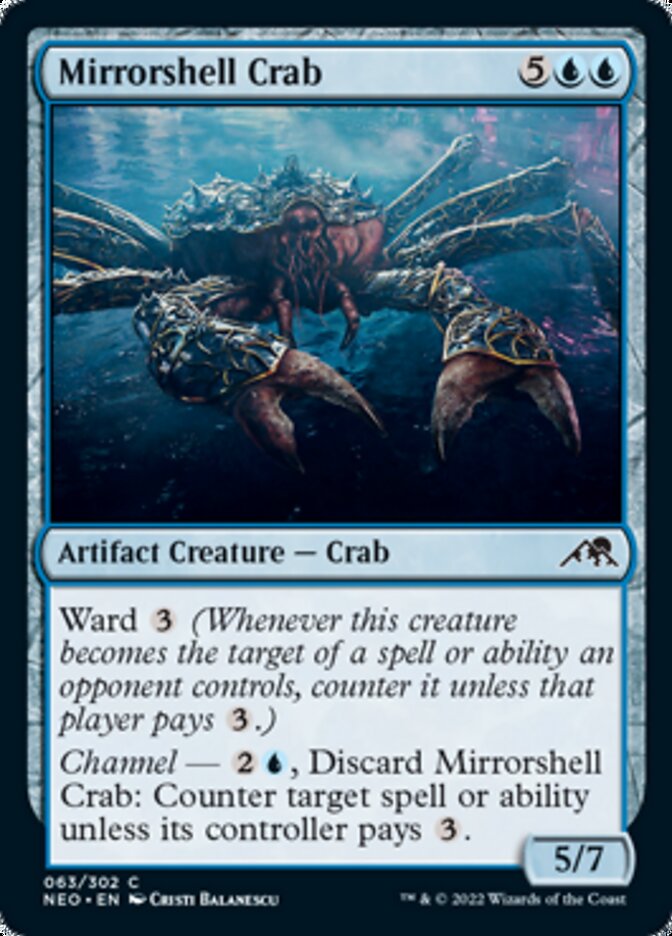 Mirrorshell Crab [Kamigawa: Neon Dynasty] | Yard's Games Ltd