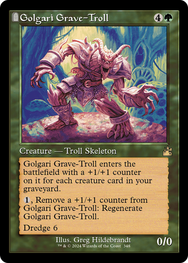 Golgari Grave-Troll (Retro Frame) [Ravnica Remastered] | Yard's Games Ltd