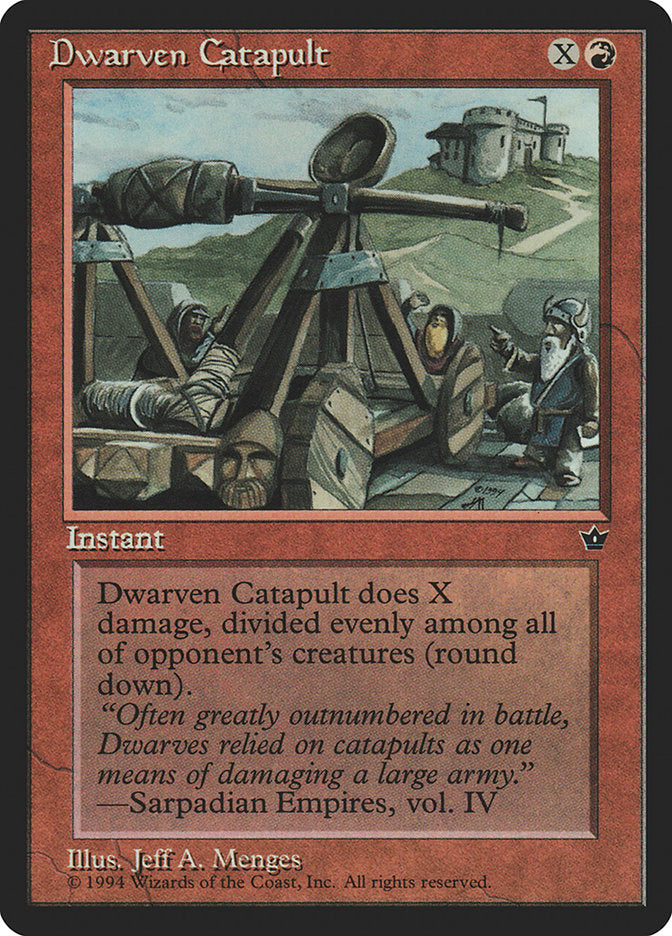 Dwarven Catapult [Fallen Empires] | Yard's Games Ltd