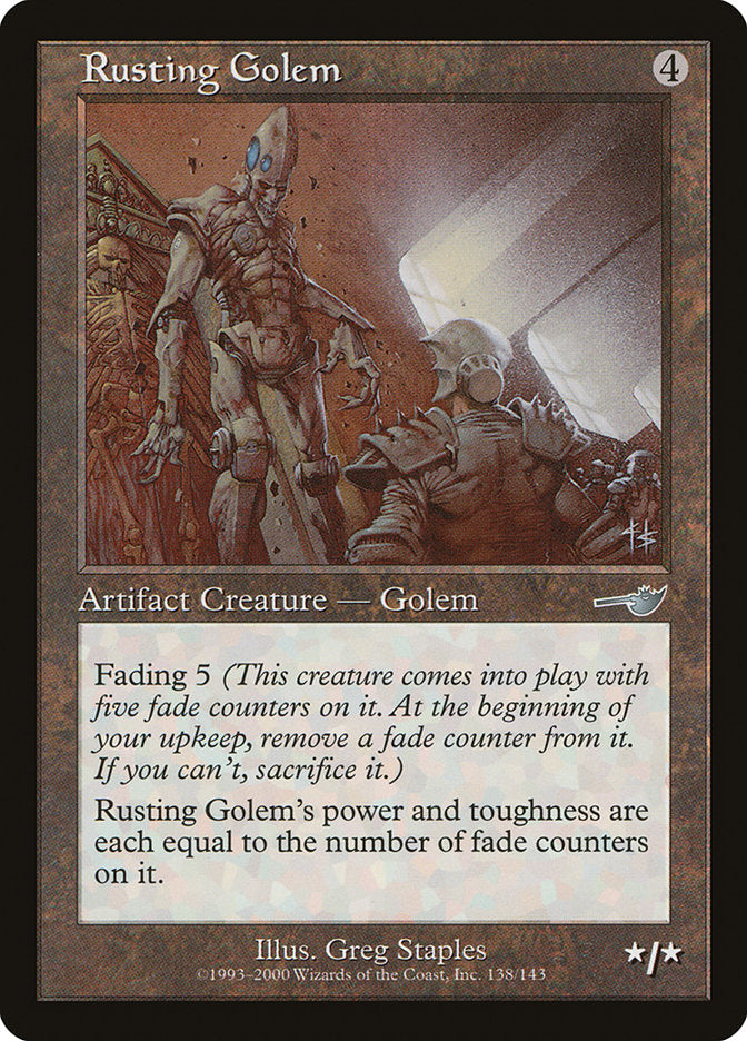 Rusting Golem [Nemesis] | Yard's Games Ltd