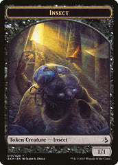 Sacred Cat // Insect Double-Sided Token [Amonkhet Tokens] | Yard's Games Ltd