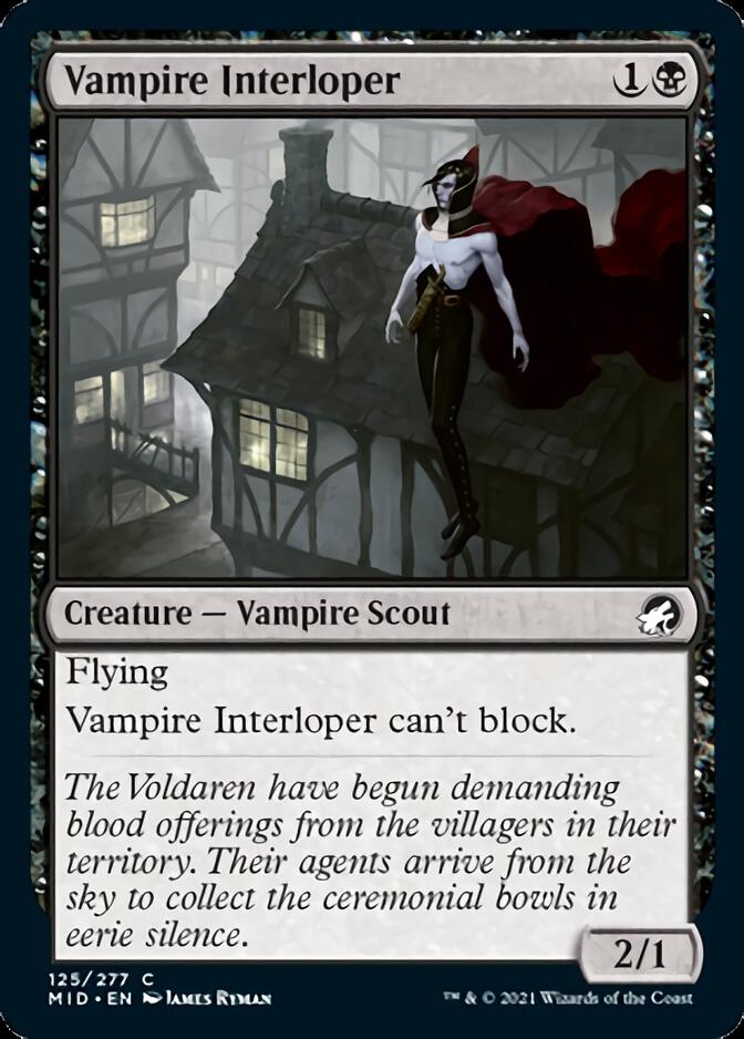 Vampire Interloper [Innistrad: Midnight Hunt] | Yard's Games Ltd