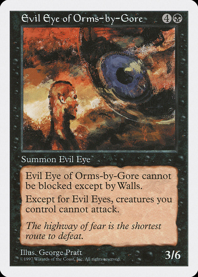 Evil Eye of Orms-by-Gore [Fifth Edition] | Yard's Games Ltd