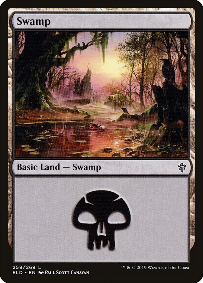 Swamp (258) [Throne of Eldraine] | Yard's Games Ltd