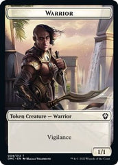 Zombie Knight // Warrior Double-Sided Token [Dominaria United Commander Tokens] | Yard's Games Ltd