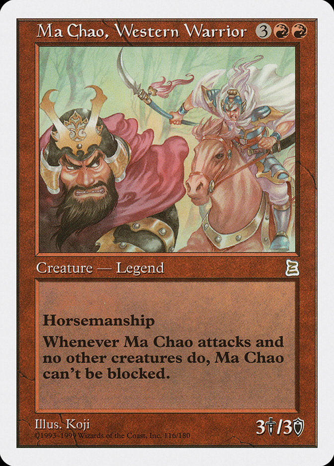 Ma Chao, Western Warrior [Portal Three Kingdoms] | Yard's Games Ltd