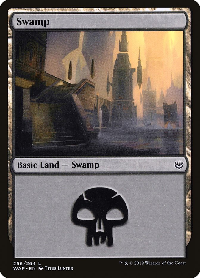Swamp (256) [War of the Spark] | Yard's Games Ltd