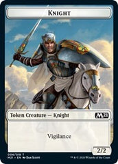 Knight // Pirate Double-Sided Token [Core Set 2021 Tokens] | Yard's Games Ltd