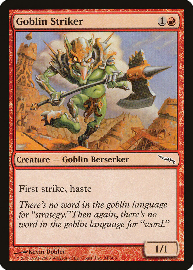 Goblin Striker [Mirrodin] | Yard's Games Ltd