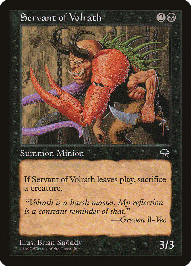 Servant of Volrath [Tempest] | Yard's Games Ltd