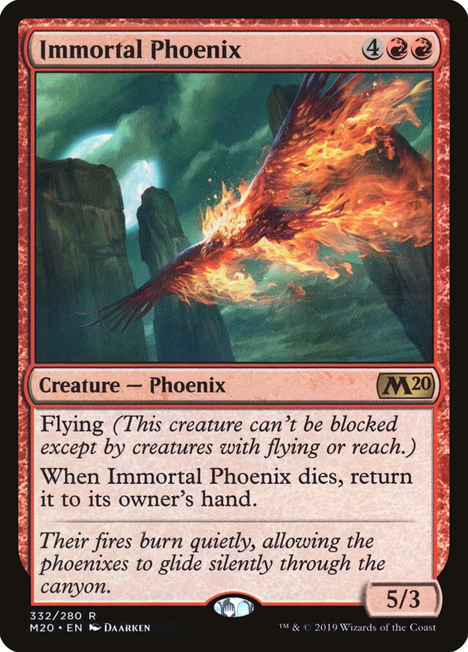 Immortal Phoenix [Core Set 2020] | Yard's Games Ltd