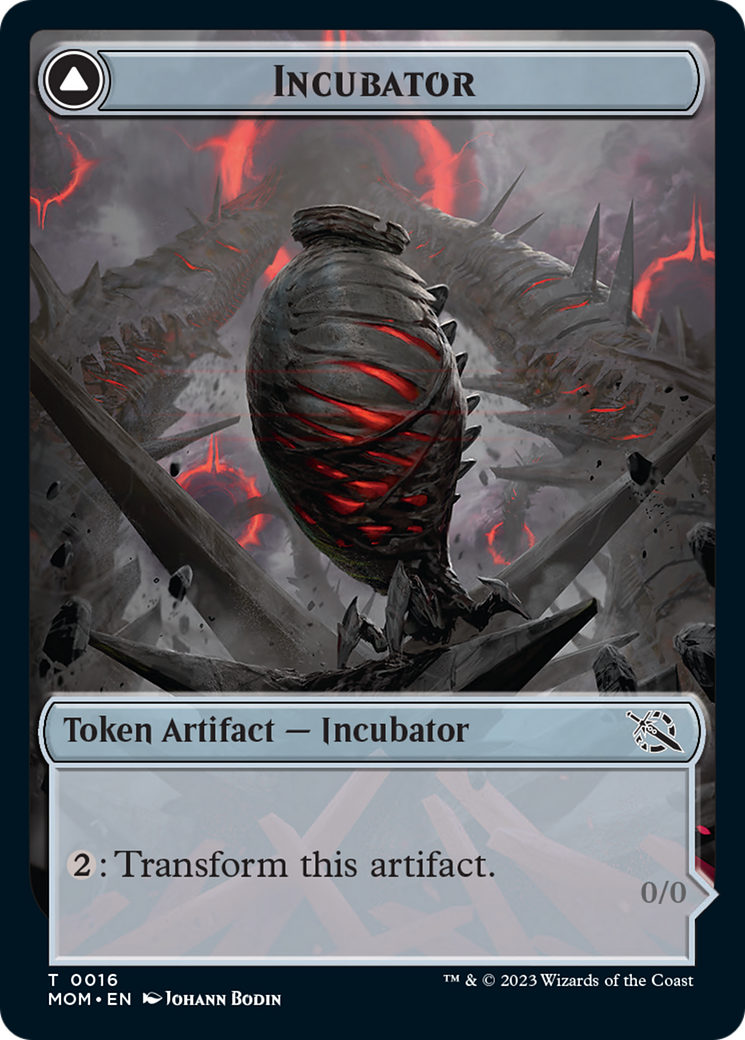 Incubator // Phyrexian (16) Double-Sided Token [March of the Machine Tokens] | Yard's Games Ltd