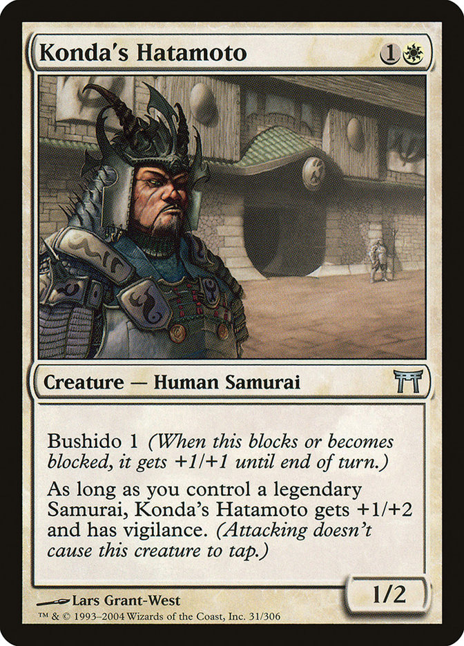 Konda's Hatamoto [Champions of Kamigawa] | Yard's Games Ltd