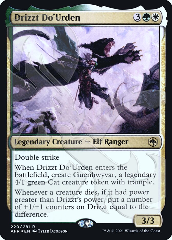 Drizzt Do'Urden (Ampersand Promo) [Dungeons & Dragons: Adventures in the Forgotten Realms Promos] | Yard's Games Ltd