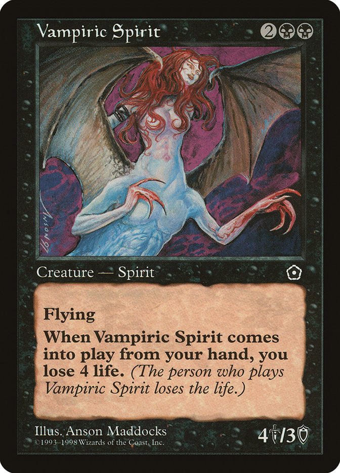 Vampiric Spirit [Portal Second Age] | Yard's Games Ltd