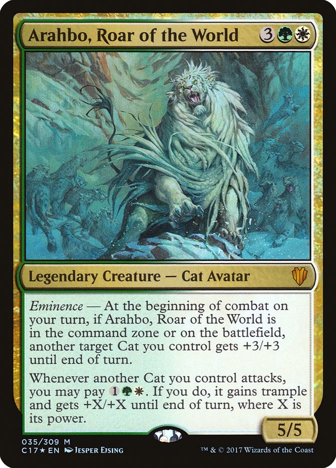 Arahbo, Roar of the World [Commander 2017] | Yard's Games Ltd