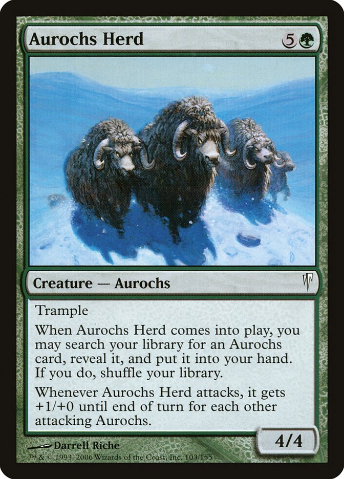 Aurochs Herd [Coldsnap] | Yard's Games Ltd