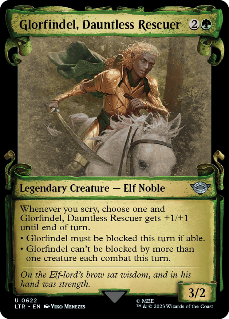 Glorfindel, Dauntless Rescuer [The Lord of the Rings: Tales of Middle-Earth Showcase Scrolls] | Yard's Games Ltd