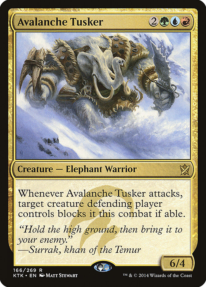 Avalanche Tusker [Khans of Tarkir] | Yard's Games Ltd